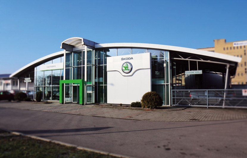 Škoda car showroom